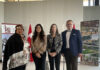 LEFT TO RIGHT: Knowledge Keeper Florence Dick from the Songhees Nation, Honourable Kamal Khera, Canada’s Minister of Seniors, Linda Ryan, BCCA Apprenticeship Services Program Manager, Chris Atchison, BCCA President.