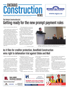 Celebrating OCN’s fifth anniversary as Ontario’s first daily digital construction newspaper