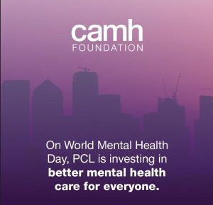 PCL Construction donates $1.5 million to CAMH for World Mental Health Day